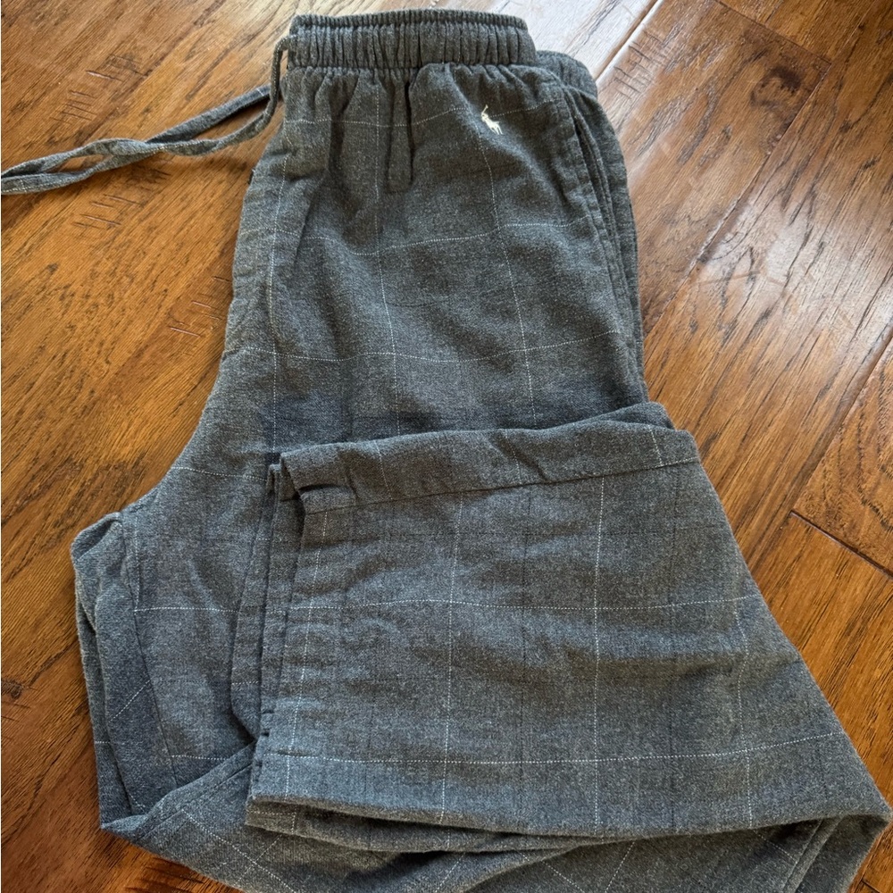 Polo Ralph Lauren Gray‎ Plaid Pajamas Pants